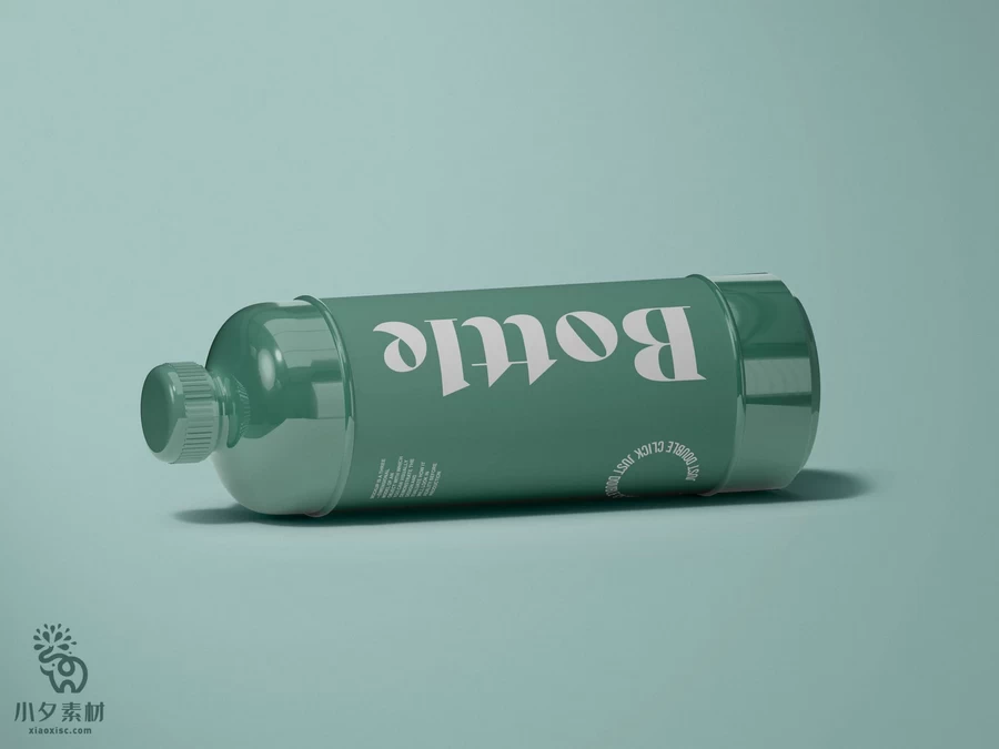 塑料瓶矿泉水瓶饮料瓶包装vi提案展示效果图智能文创样机PSD素材【002】